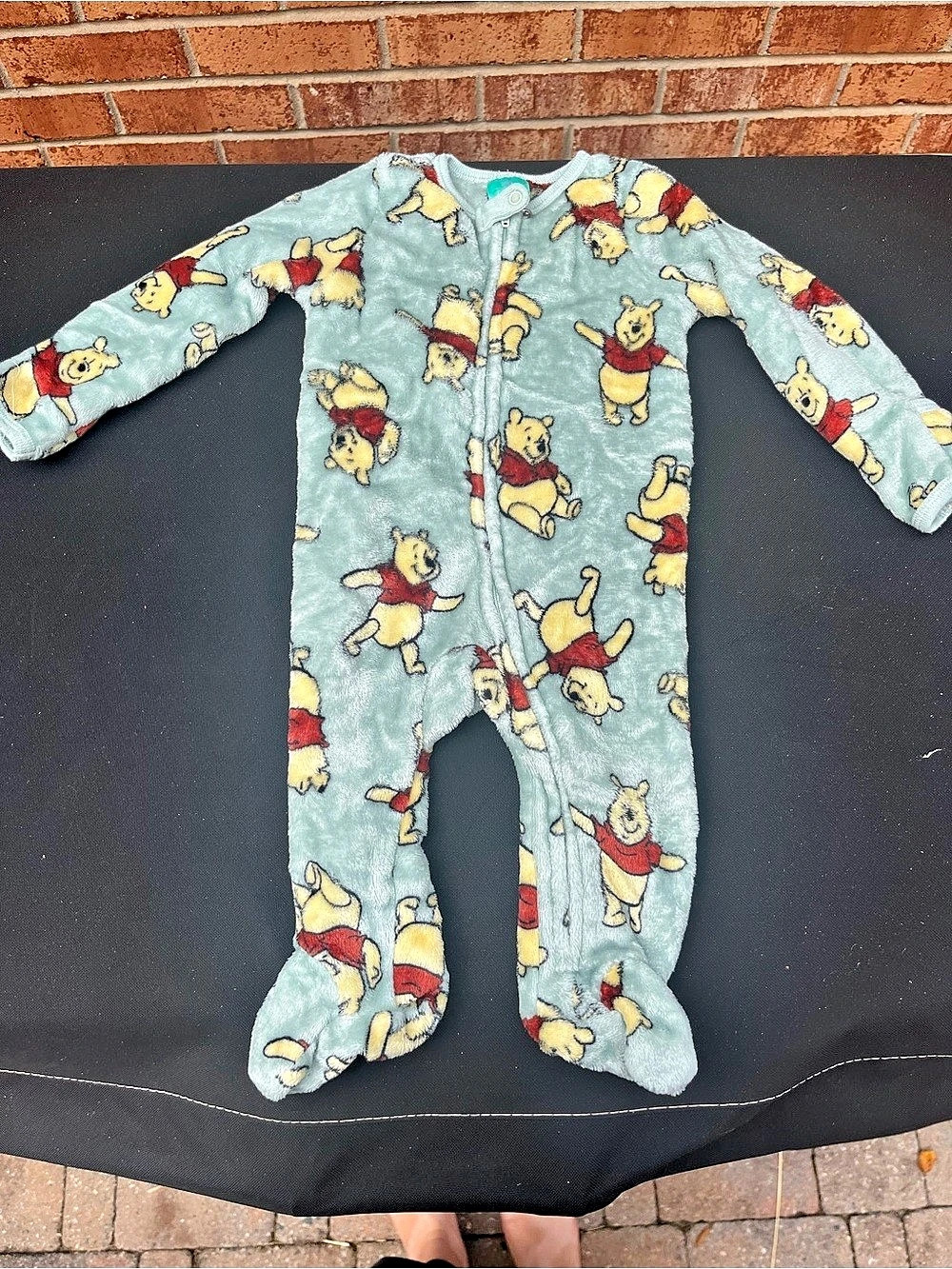Disney Winnie the Pooh Footed Romper Baby 6/9M